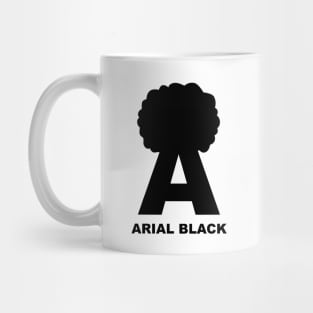 Arial Black Mug